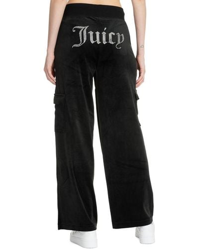Juicy Couture Audree Cargo Trousers - Black