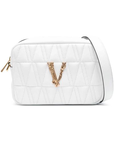 Versace Virtus Crossbody Bag - White