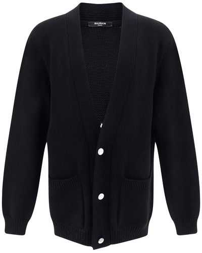 Balmain Cardigan - Blu