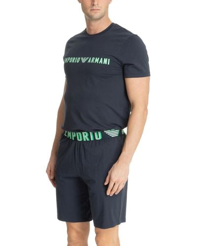 Emporio Armani Underwear Pyjama - Blue