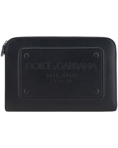 Dolce Gabbana Pouches and wristlets for Men Online Sale up to