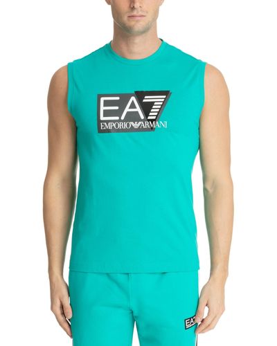 EA7 Sleeveless T-shirt - Blue