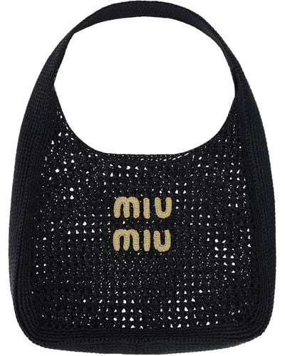 Miu Miu Hobo Bag - Black