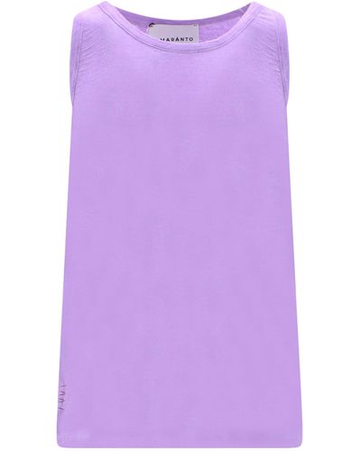 Amaranto Sleeveless T-shirt - Purple