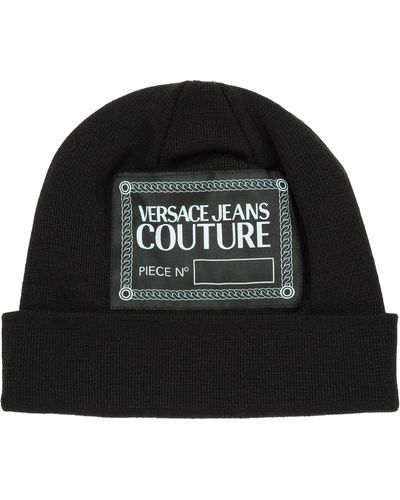 Versace Wool Beanie - Black