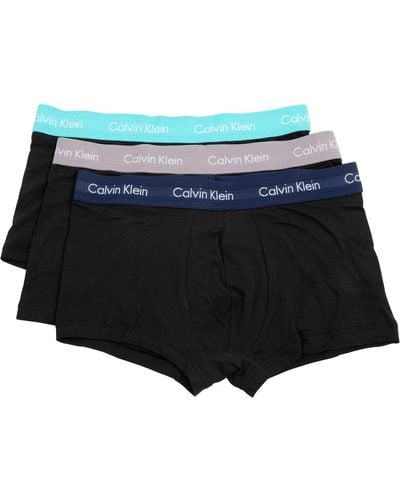 Calvin Klein Low Rise 3 Pack Boxer - Blue