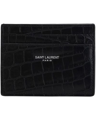 Saint Laurent Credit Card Holder - Black