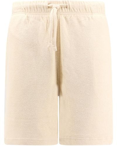 Burberry Track Shorts - Natural
