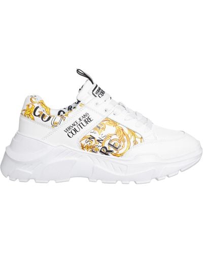 Versace Speedtrack Logo Couture Sneakers - White
