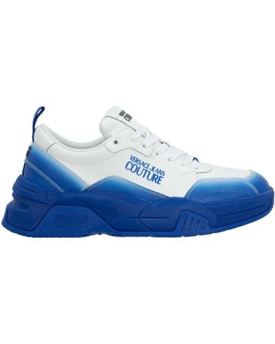 Versace Shoes Leather Trainers Trainers Stargaze - Blue
