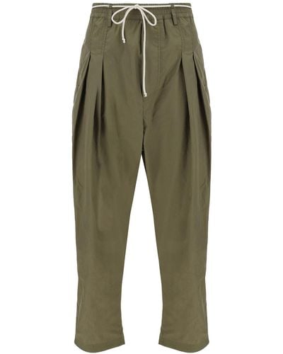 Mordecai Drawstring Trousers - Green