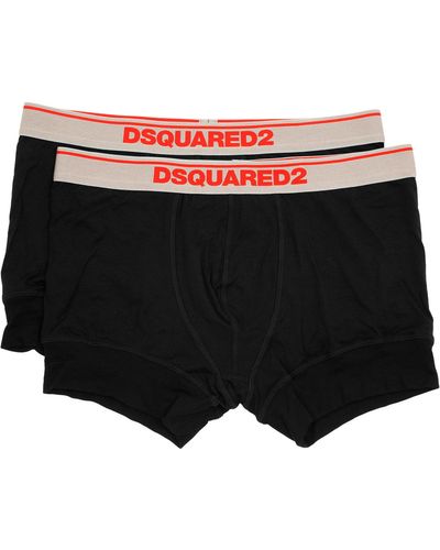 DSquared² Cotton Boxer - Black