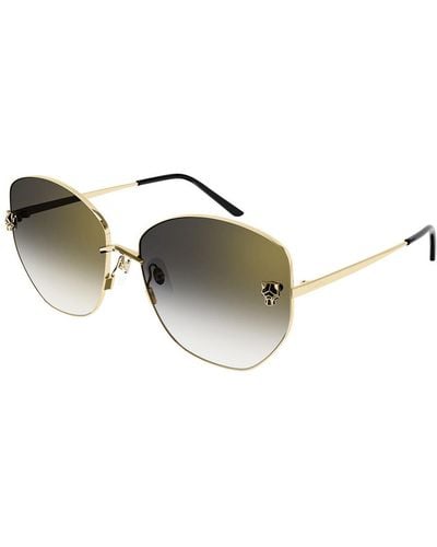 Cartier Sunglasses Ct0400s - Metallic