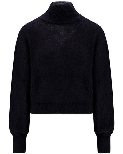 Alberta Ferretti Roll-neck Jumper - Blue