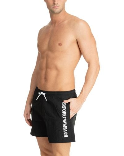 Emporio Armani Swim Shorts - Black