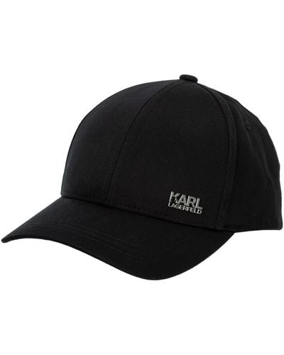 Karl Lagerfeld Adjustable Men's Cotton Hat Baseball Cap - Black