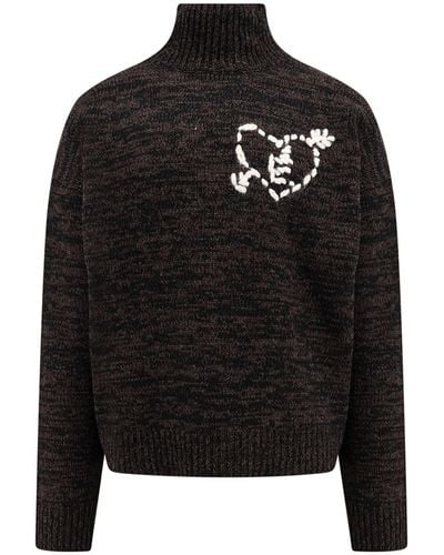 Etudes Studio Roll-neck Sweater - Black