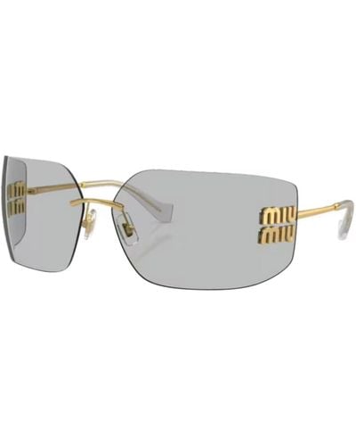Miu Miu Sunglasses 54ys Sole - Grey