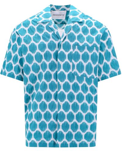 Amaranto Short Sleeve Shirt - Blue