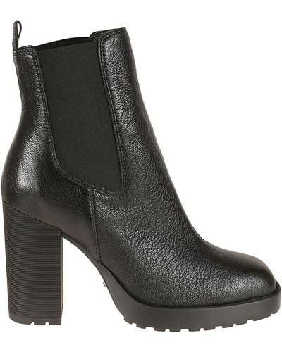 Hogan H623 Heeled Boots - Black