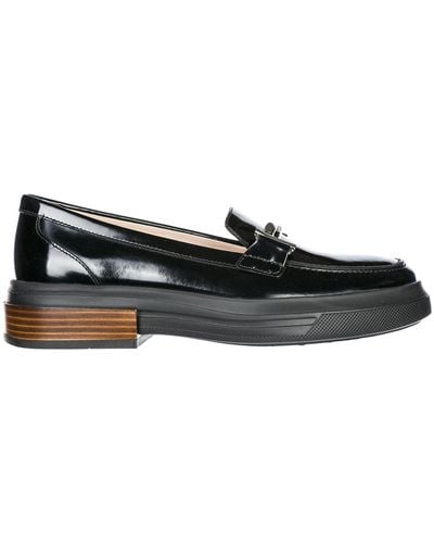 Tod's Double T Loafers - Black