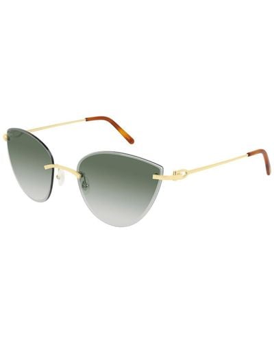 Cartier Sunglasses Ct003rs - Green