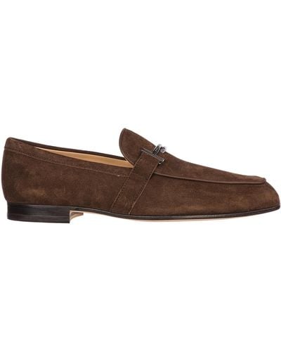 Tod's Doppia T Loafers - Brown