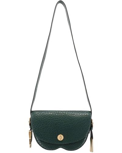 Burberry Chess Leather Cross-body Bag - Green