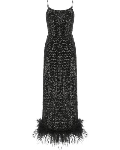 Oséree Long Dress - Black