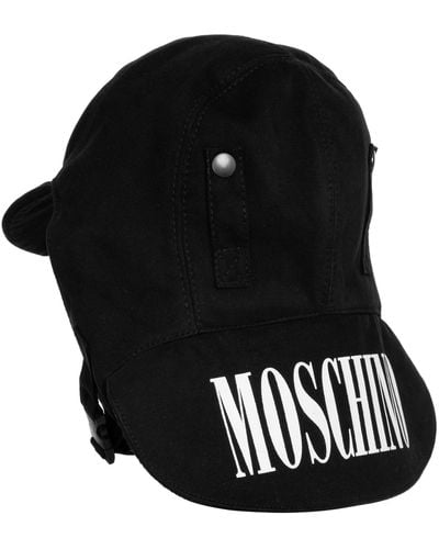 Moschino Cotton Hat - Black