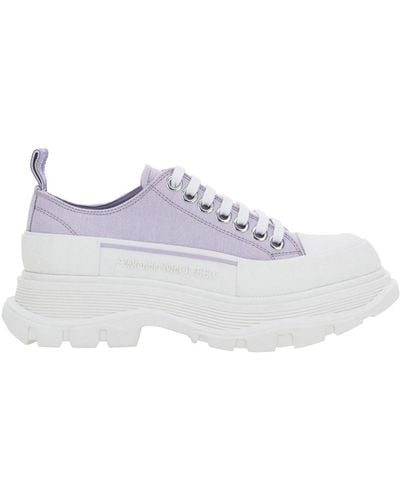 Alexander McQueen Tread Slick Sneakers - Purple