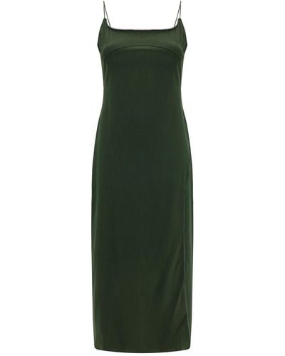 Jacquemus La Robe Notte Midi Dress - Green