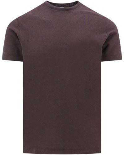Zanone T-shirt - Brown