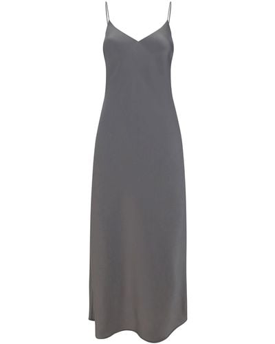 F.it Long Dress - Gray