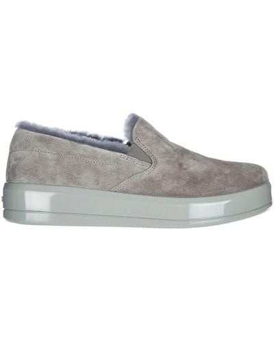 Prada Slip-on Shoes - Gray