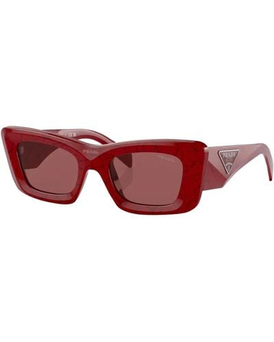 Prada Sunglasses 13zs Sole - Red