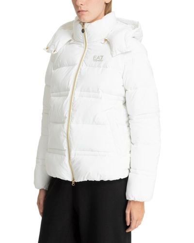 EA7 Calidum 7 Calidum 7 Down Jacket - White