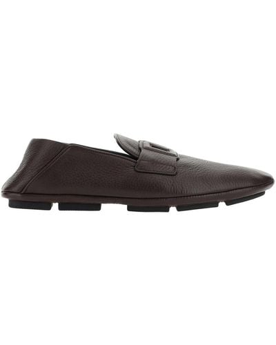 Dolce & Gabbana Driver Loafers - Brown