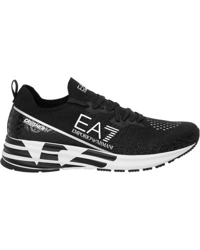 EA7 Crusher Distance Sneakers - Black