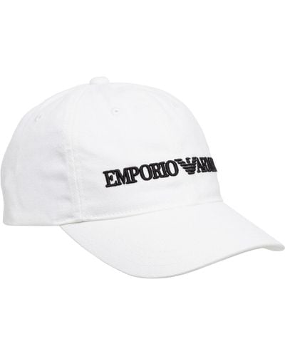 Emporio Armani Hat - White