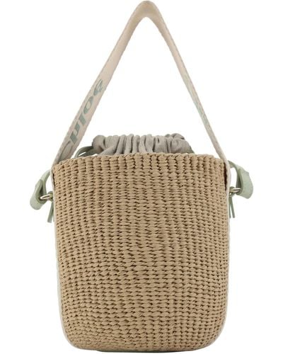 Chloé Woody Bucket Bag - Natural