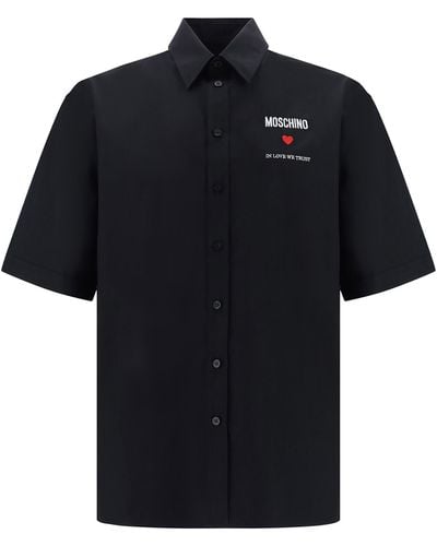 Moschino Short Sleeve Shirt - Black