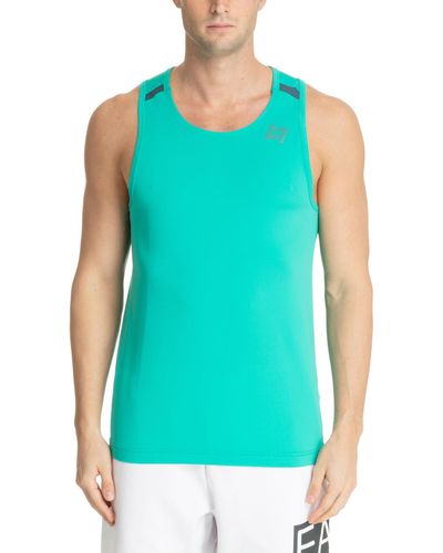 EA7 Ventus 7 Sleeveless T-shirt - Blue