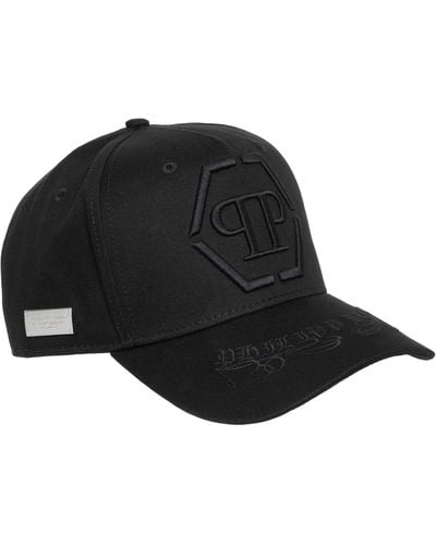Philipp Plein Hexagon Cotton Hat - Black