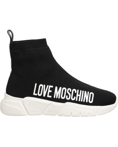 Love Moschino High-top Sneakers - Black