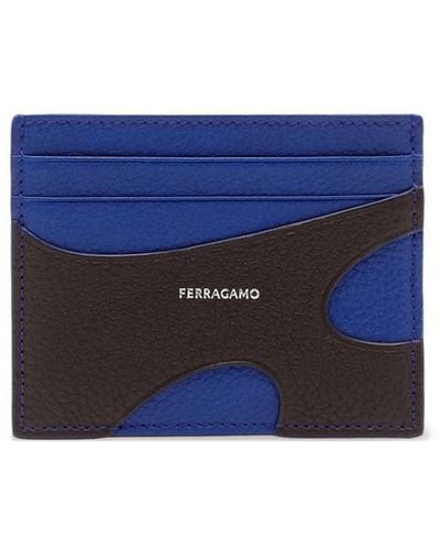 Ferragamo Credit Card Holder - Blue
