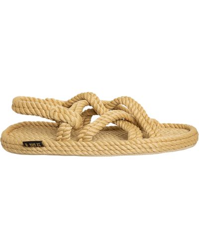 Bohonomad CORDA - Sandali con plateau - beige
