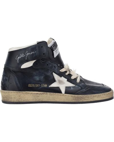 Golden Goose Sky Star High-top Trainers - Blue