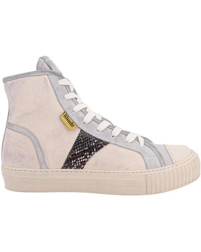 Rhude Bel Airs High-top Trainers - Natural
