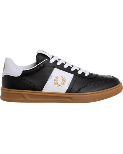 Fred Perry B400 Trainers - Black
